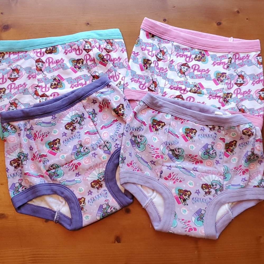 7 pairs Girls Paw Patrol training underwear 4T
